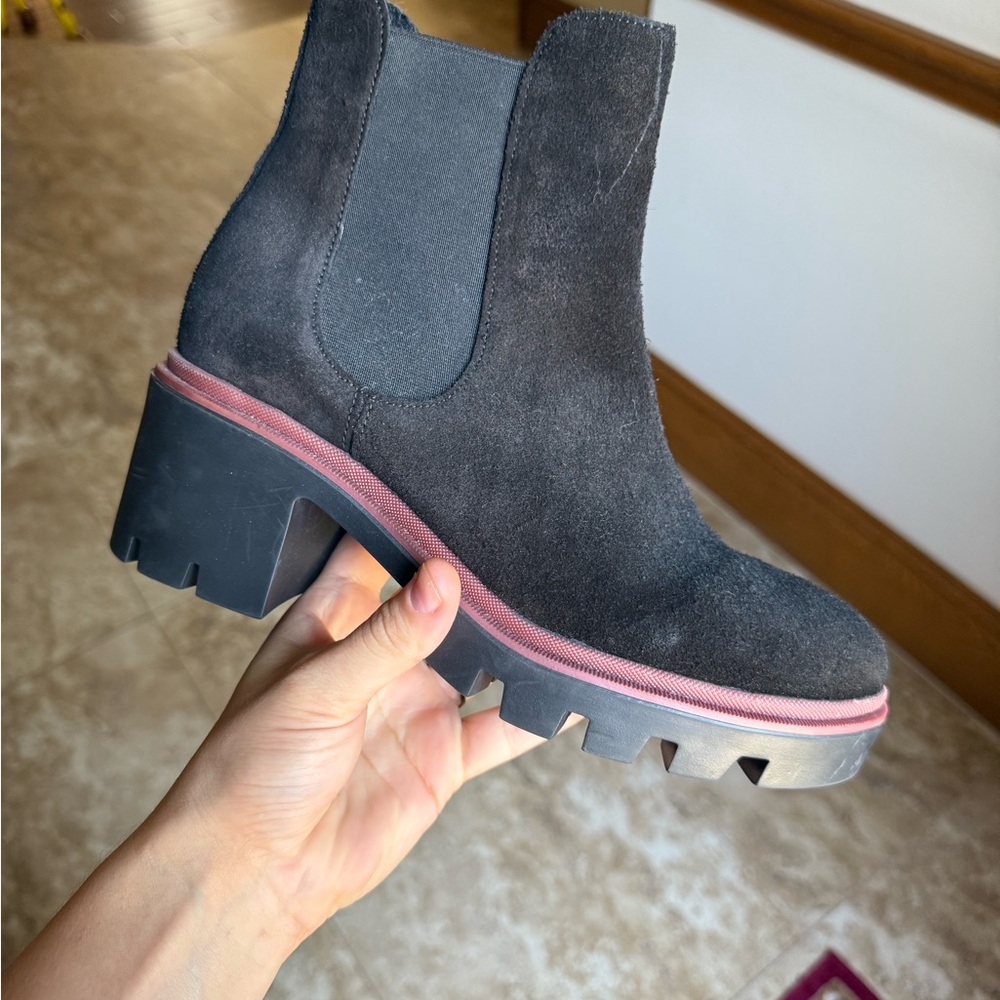 Black Suede Ankle Boots